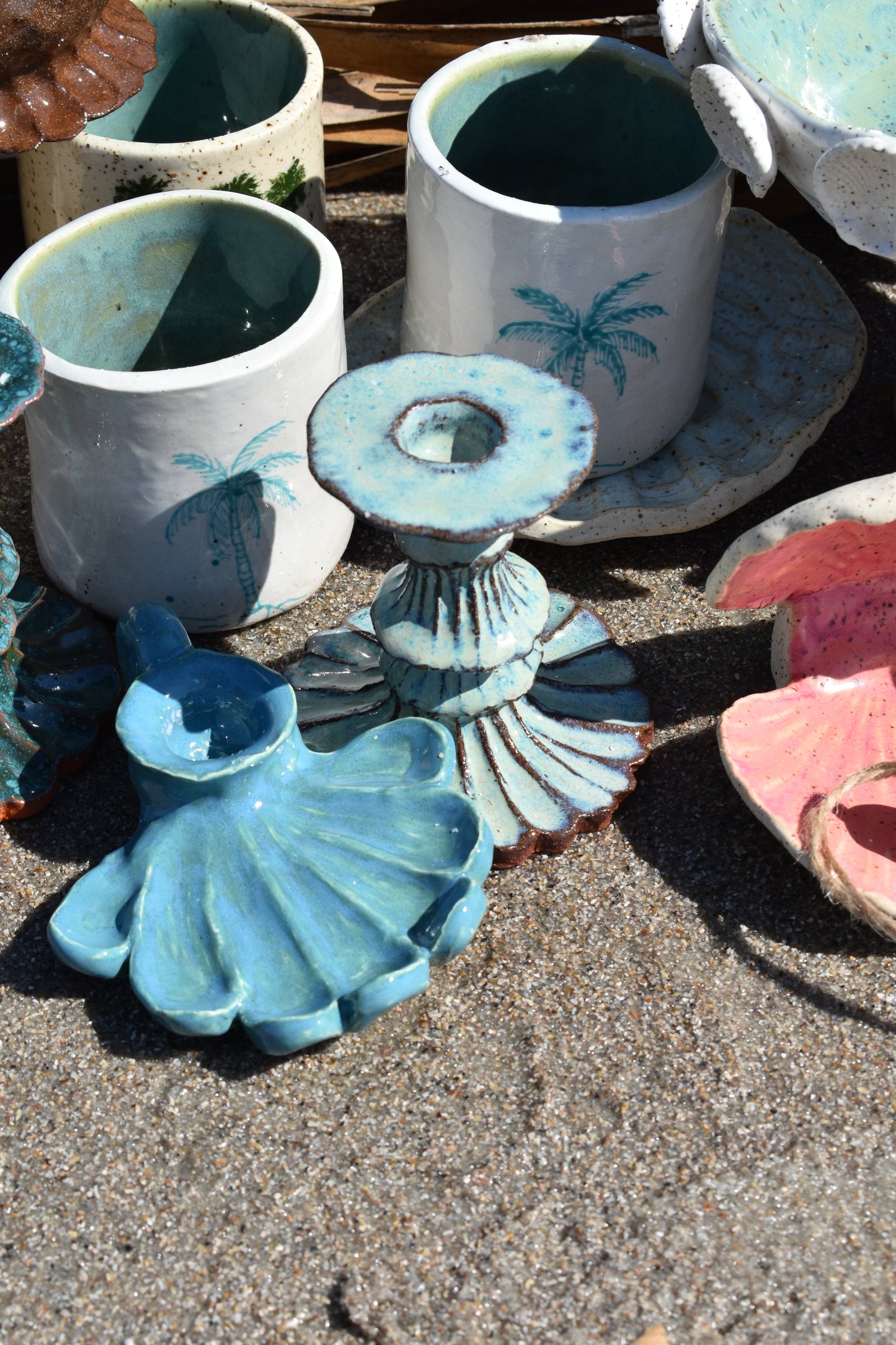 Lagoon Blue Chamber Shell