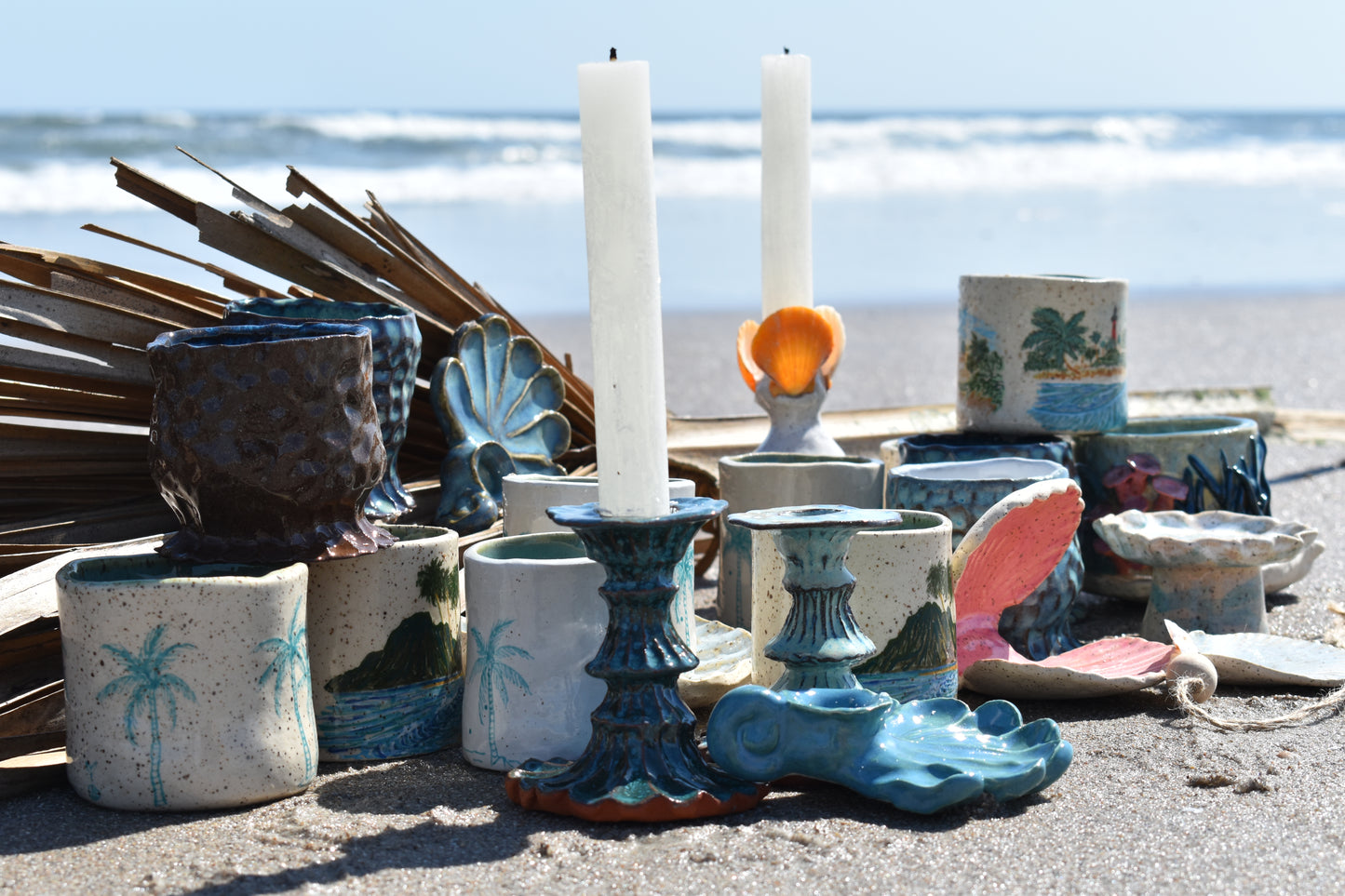 Lagoon Candle Holder