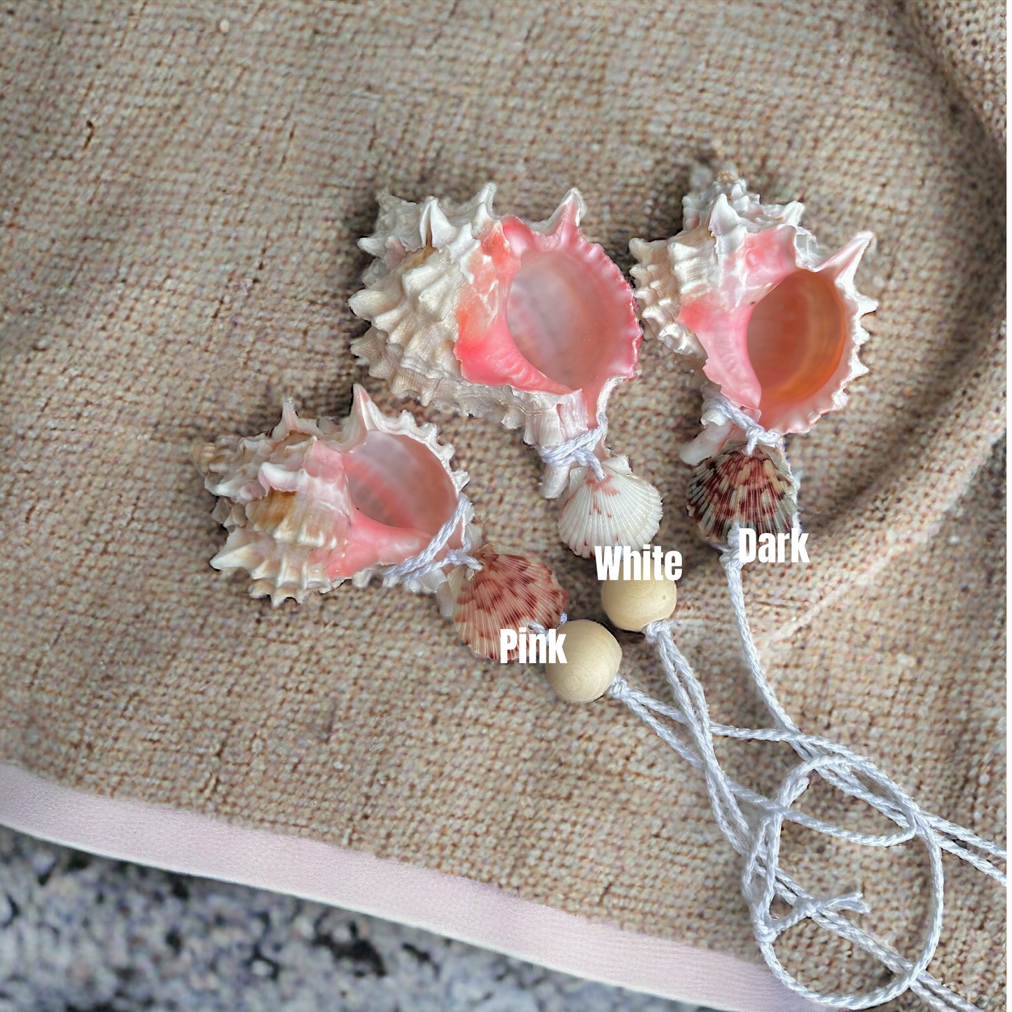 Pink Murex Shell Car Charm Diffuser