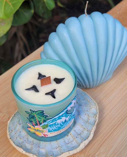 Speckled Ceramic Scallop Tray