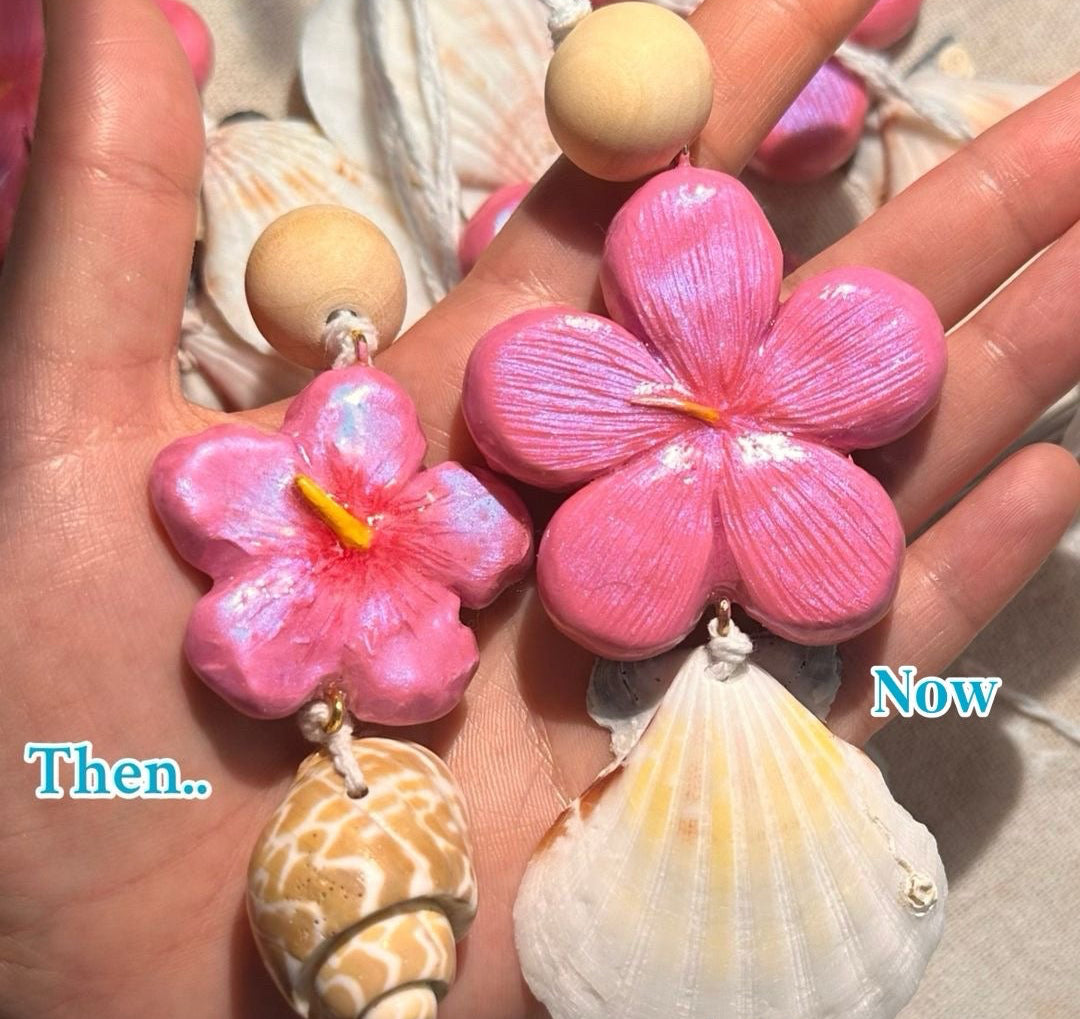 Pink Hibiscus Car Diffuser & Fragrance